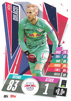 Peter Gulacsi RB Leipzig 2020/21 Topps Match Attax CL #RBL04